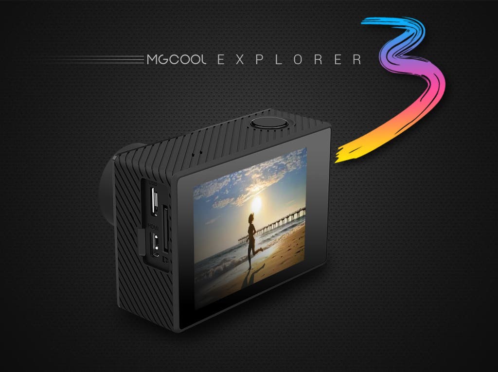 MGCOOL Explorer 3 action camera 4k 30fps
